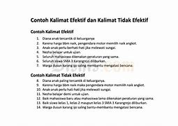 Contoh Kalimat Pemukiman